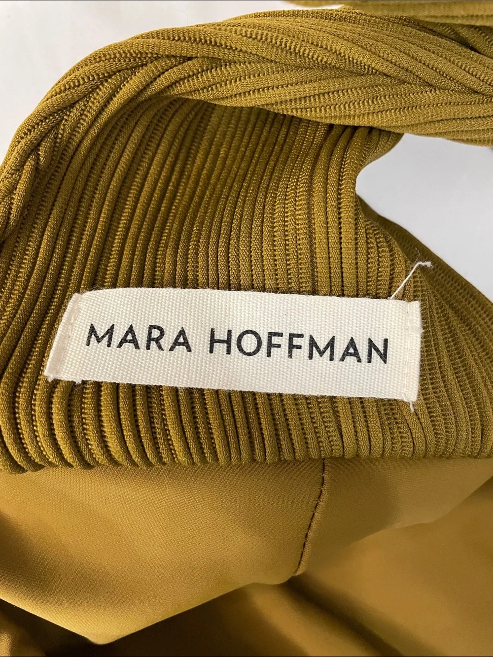 Mara Hoffman Abigail bikini top in olive green